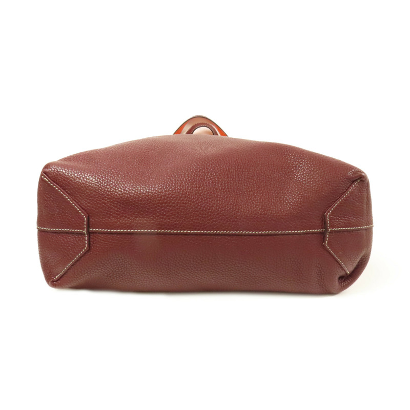 HERMES Clemence皮革Double Sens 35肩背袋Rubis-3