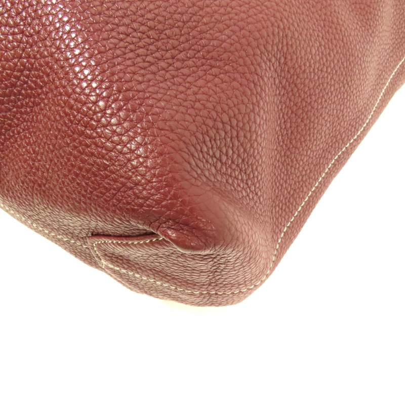 HERMES Clemence皮革Double Sens 35肩背袋Rubis-9