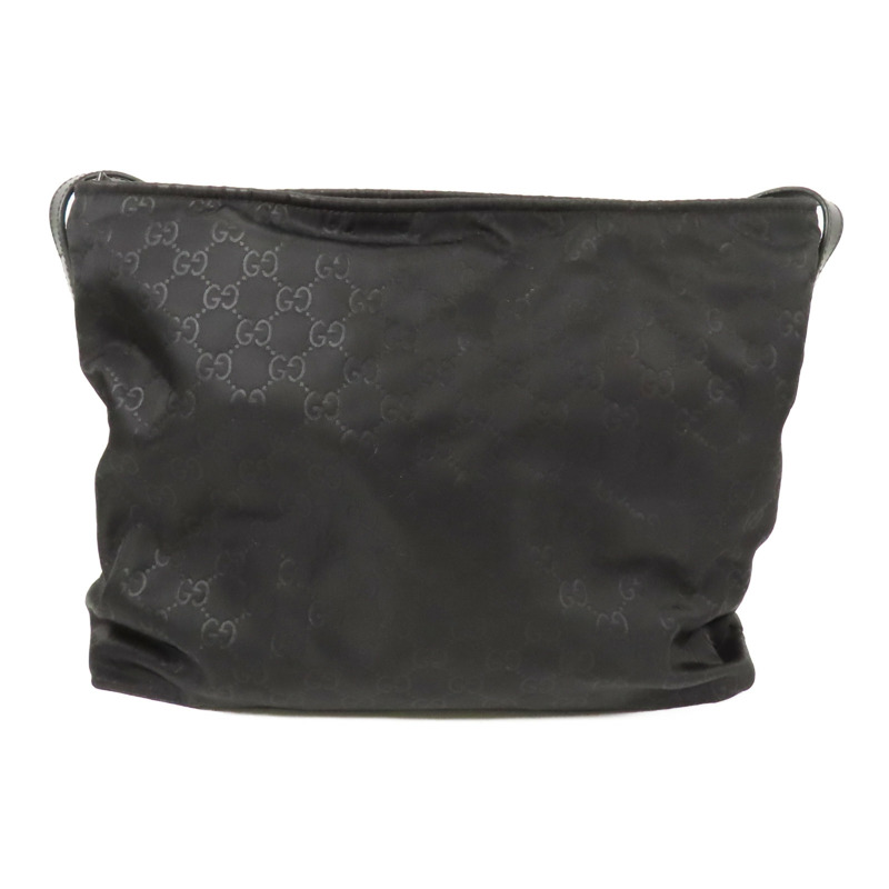 GUCCI 尼龍Shoulder Bag銀扣肩背袋-1