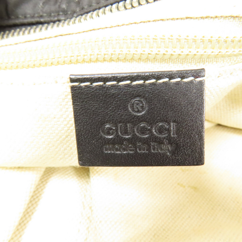 GUCCI 尼龍Shoulder Bag銀扣肩背袋-6