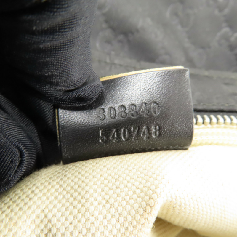 GUCCI 尼龍Shoulder Bag銀扣肩背袋-7