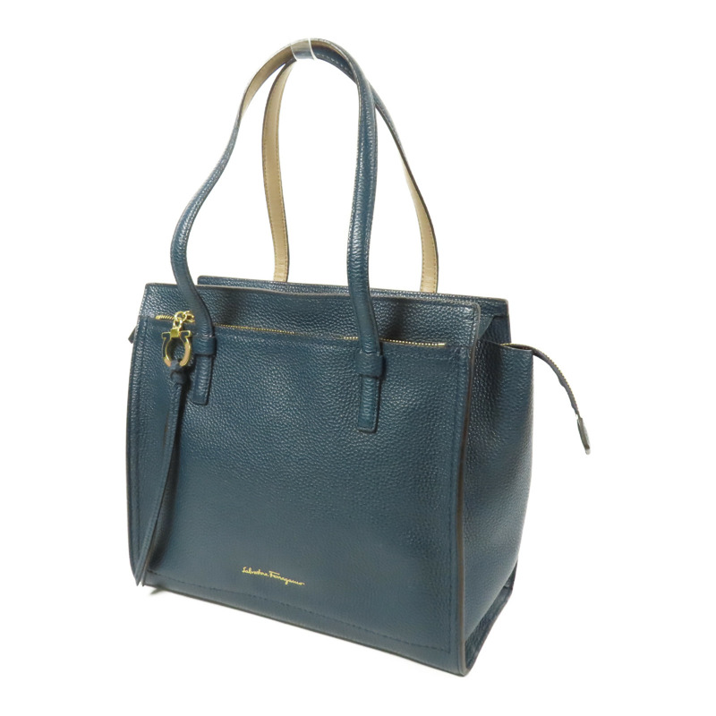 Salvatore Ferragamo 牛皮皮革Shoulder Bag金扣肩背袋-2