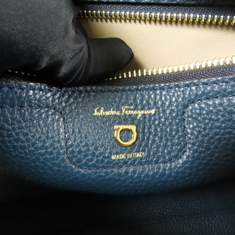 Salvatore Ferragamo 牛皮皮革Shoulder Bag金扣肩背袋-5
