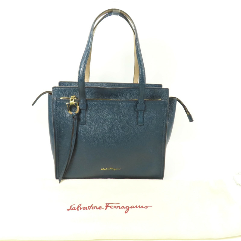 Salvatore Ferragamo 牛皮皮革Shoulder Bag金扣肩背袋-10
