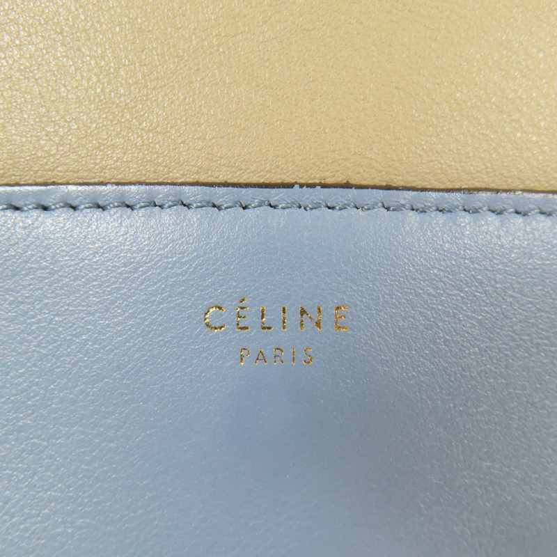 CELINE 牛皮皮革Frame Bag金扣肩背袋-5