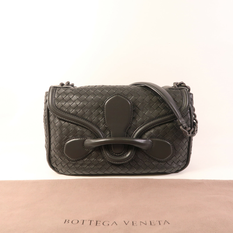 BOTTEGA VENETA 皮革Shoulder Bag肩背袋-9