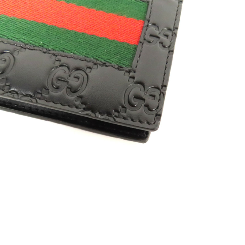 GUCCI 牛皮皮革GG Supreme Wallet錢包-7