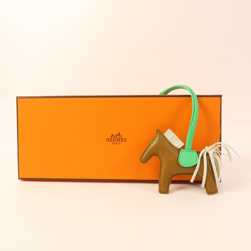 HERMES Milo皮革Rodeo PM Charm掛飾-9