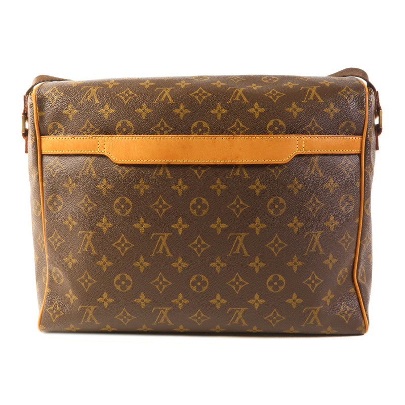 LOUIS VUITTON Monogram Abbesses金扣肩背袋棕色-1
