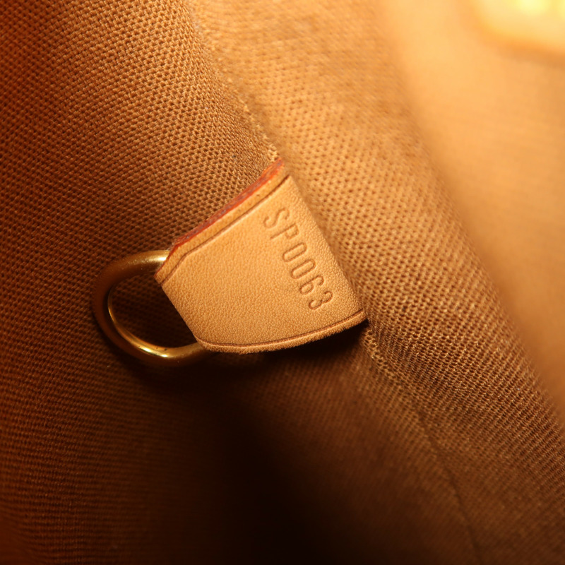 LOUIS VUITTON Monogram Abbesses金扣肩背袋棕色-7