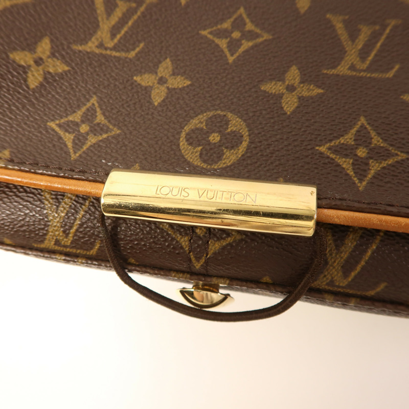 LOUIS VUITTON Monogram Abbesses金扣肩背袋棕色-9