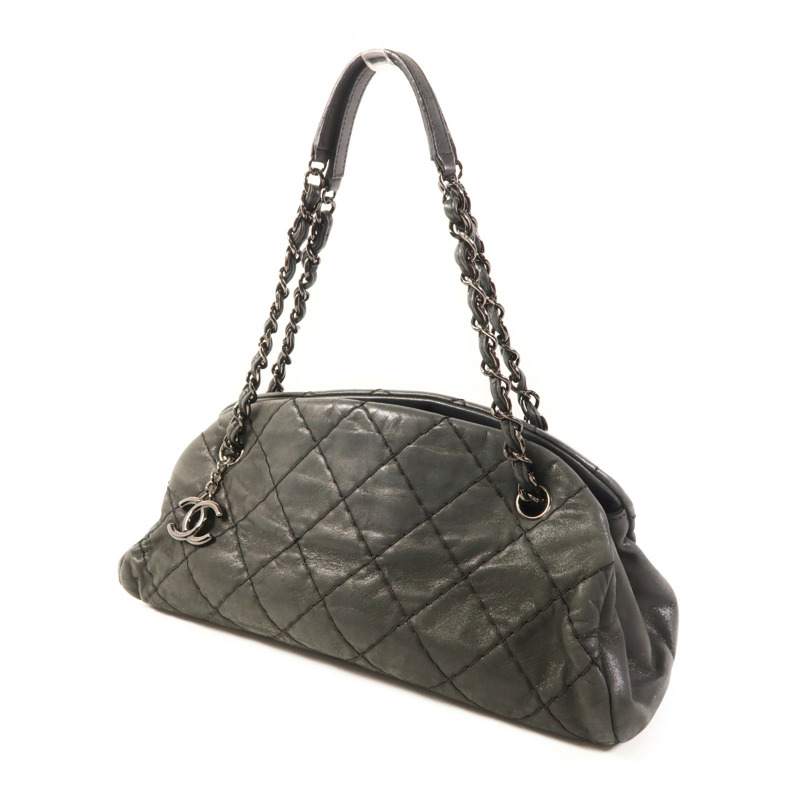 CHANEL 牛皮皮革Shoulder Bag鏈帶肩背袋-2