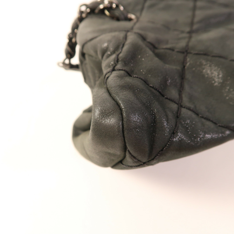 CHANEL 牛皮皮革Shoulder Bag鏈帶肩背袋-10