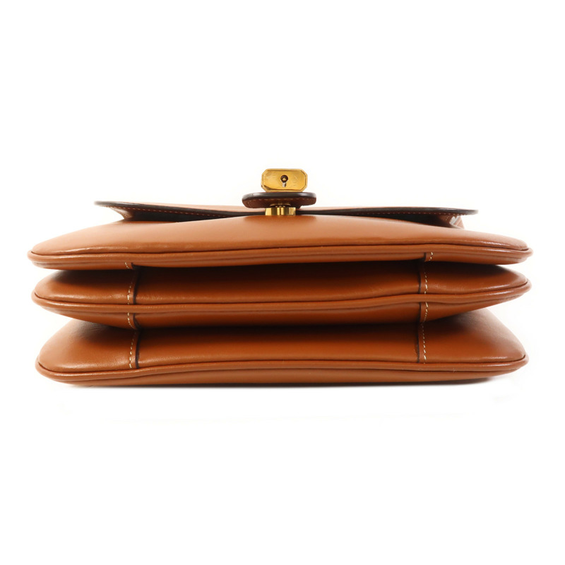 CELINE 牛皮皮革Shoulder Bag金扣肩背袋-3