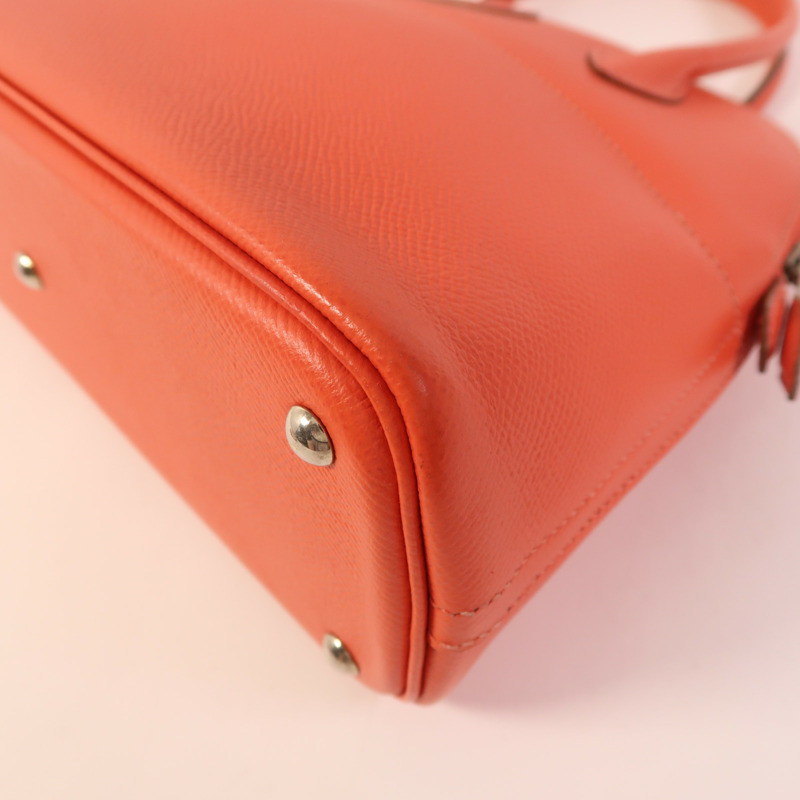 HERMES Epsom皮革Bolide 27銀扣手挽肩背兩用袋T5 Rose Jaipur-10