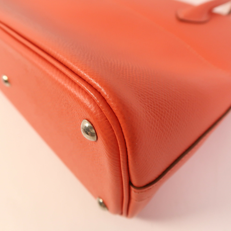 HERMES Epsom皮革Bolide 27銀扣手挽肩背兩用袋T5 Rose Jaipur-12