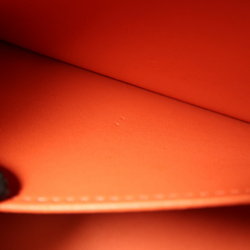 HERMES Epsom皮革Bolide 27銀扣手挽肩背兩用袋T5 Rose Jaipur-15