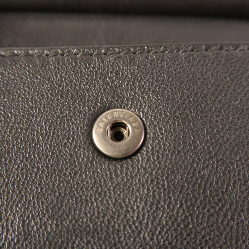 BALENCIAGA 牛皮皮革Le Cagole Bifold Wallet錢包-10