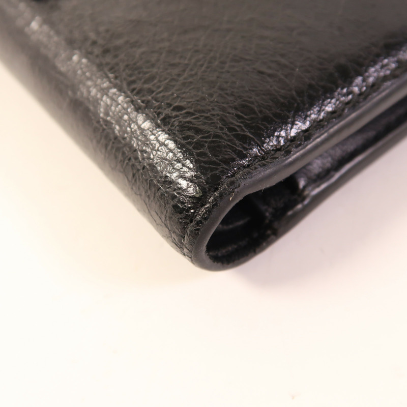 BALENCIAGA 牛皮皮革Le Cagole Bifold Wallet錢包-12