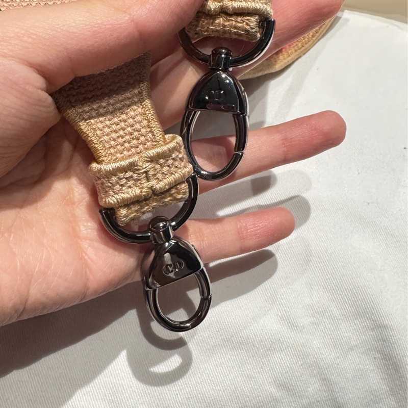 Dior迪奧 刺繡拉菲草編織黛妃包-15