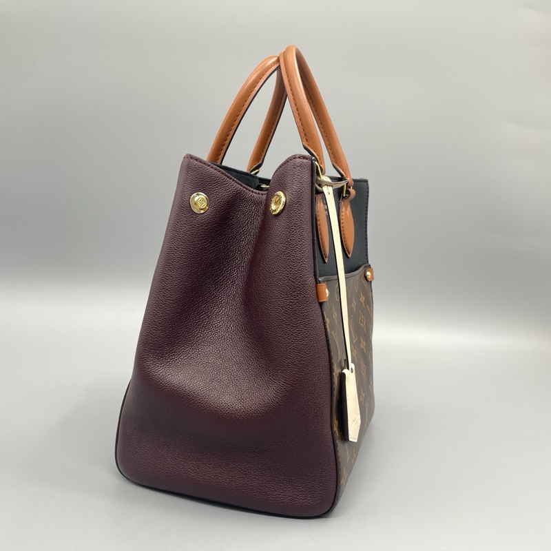 LV路易威登老花Fold托特手提肩背包了晶片款-7