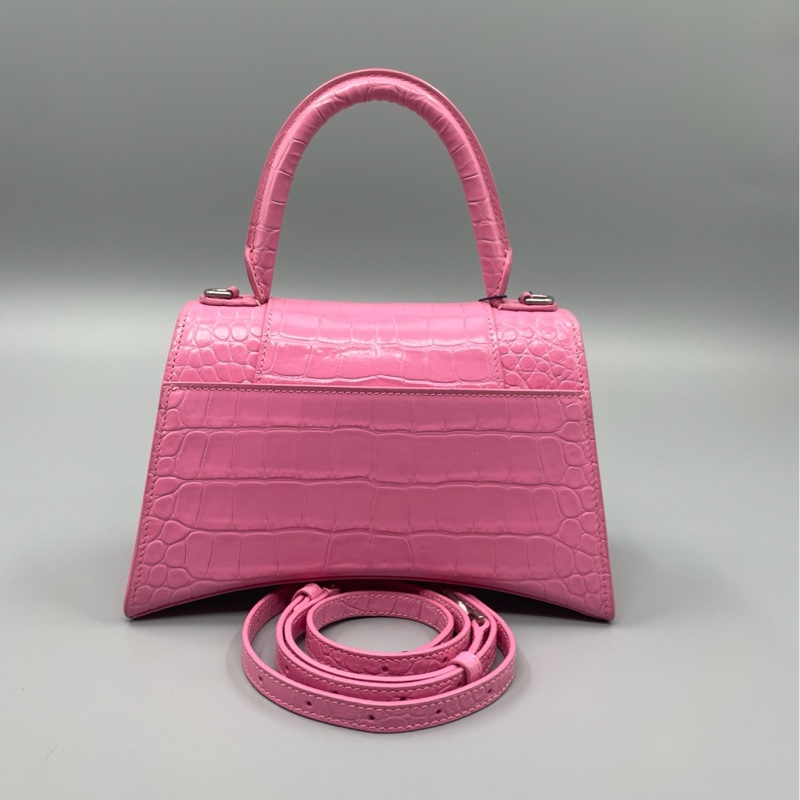Balenciaga 巴黎世家鱷魚壓紋沙漏S號手提斜背包-1