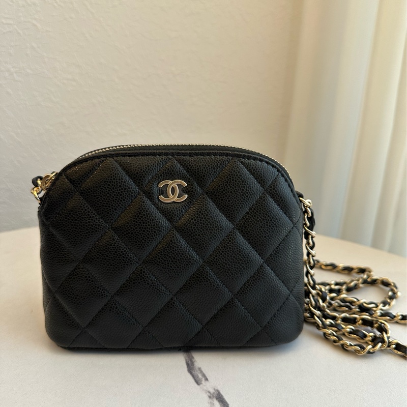 Chanel mini 貝殼包好可愛😍全新-0