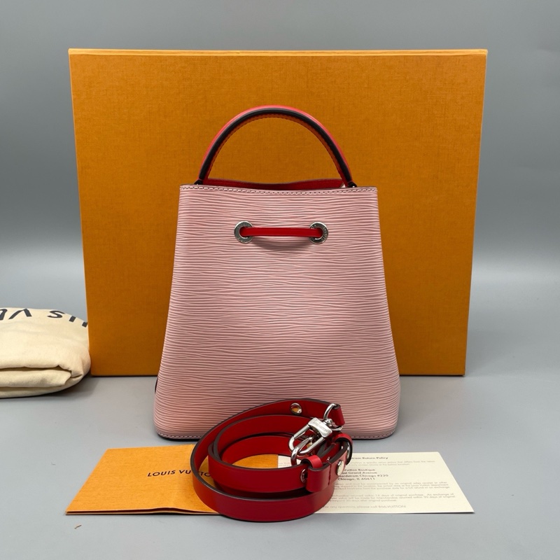 LV路易威登neonoe BB 水波紋粉水桶小號肩背包-1