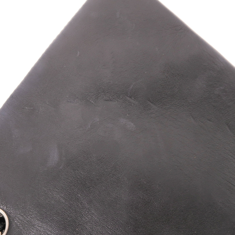 CHANEL 漆皮皮革Maxi Classic銀扣鏈帶肩背袋-15