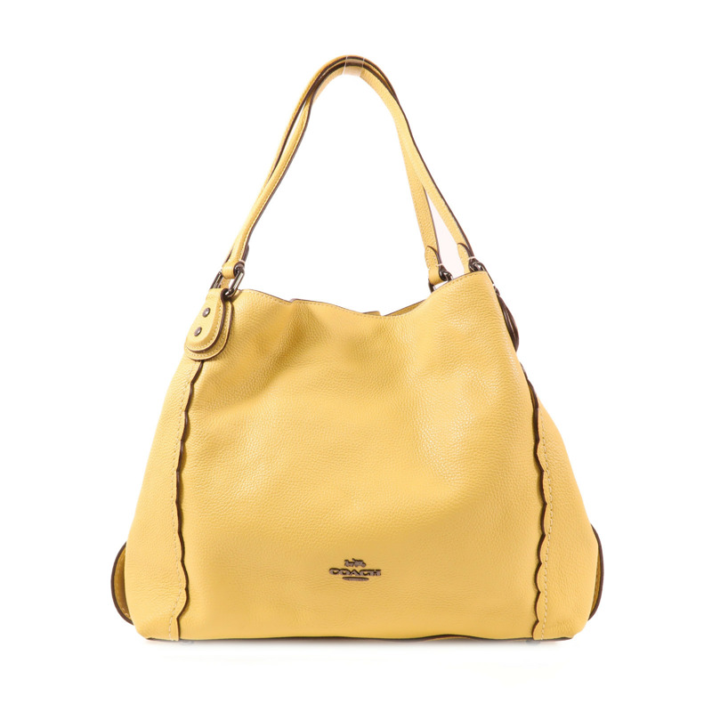 COACH 牛皮皮革Shoulder Bag肩背袋-0