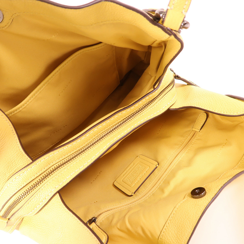 COACH 牛皮皮革Shoulder Bag肩背袋-4