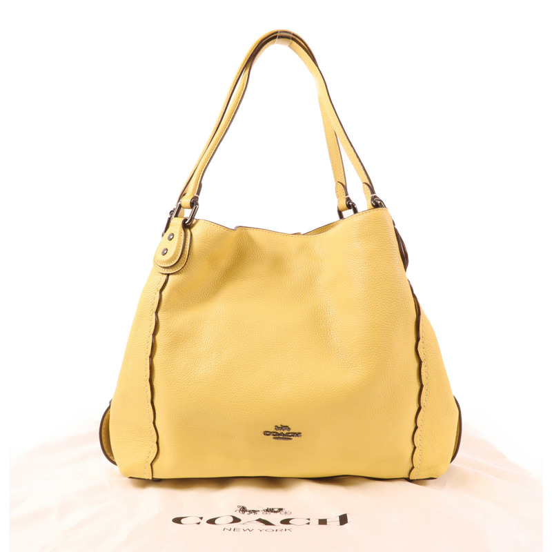 COACH 牛皮皮革Shoulder Bag肩背袋-7