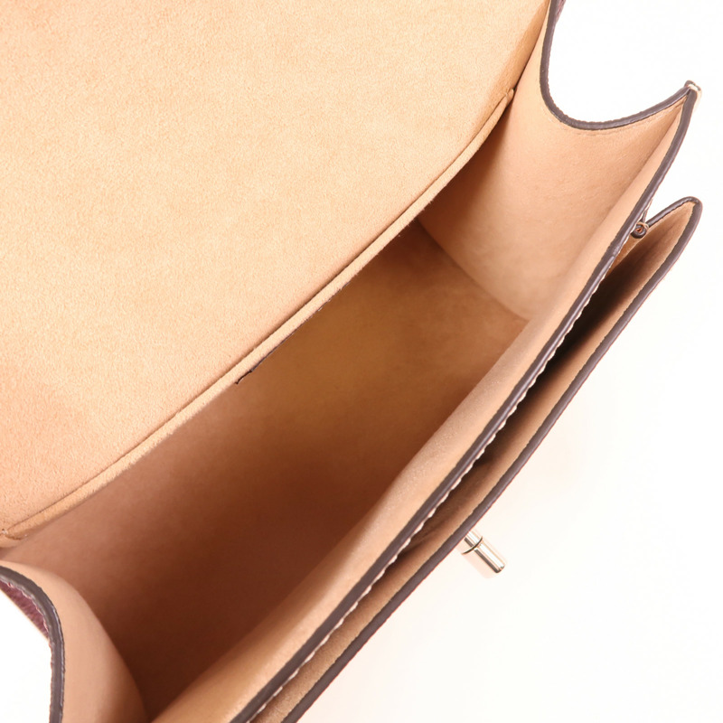 LOUIS VUITTON 牛皮皮革My Lockme銀扣肩背袋-4