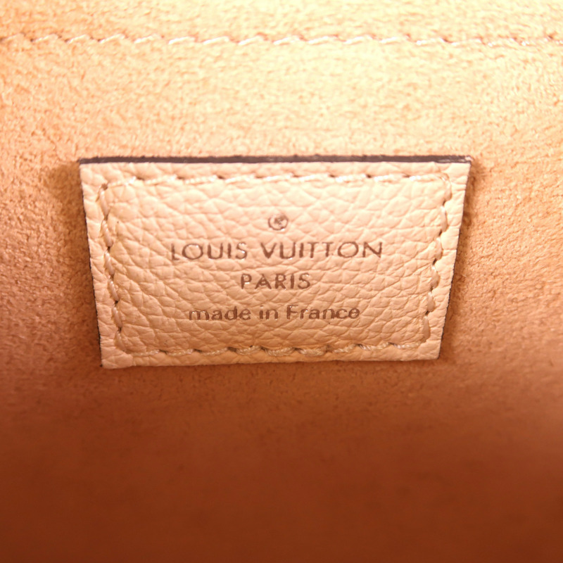 LOUIS VUITTON 牛皮皮革My Lockme銀扣肩背袋-5