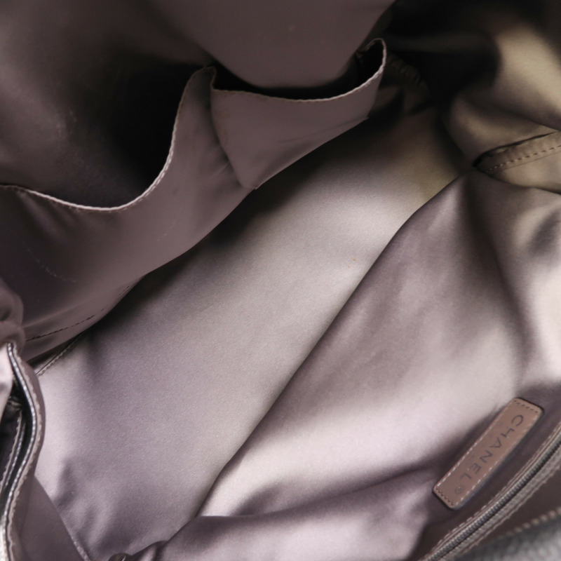 CHANEL 牛皮皮革Shoulder Bag銀扣鏈帶肩背袋-4