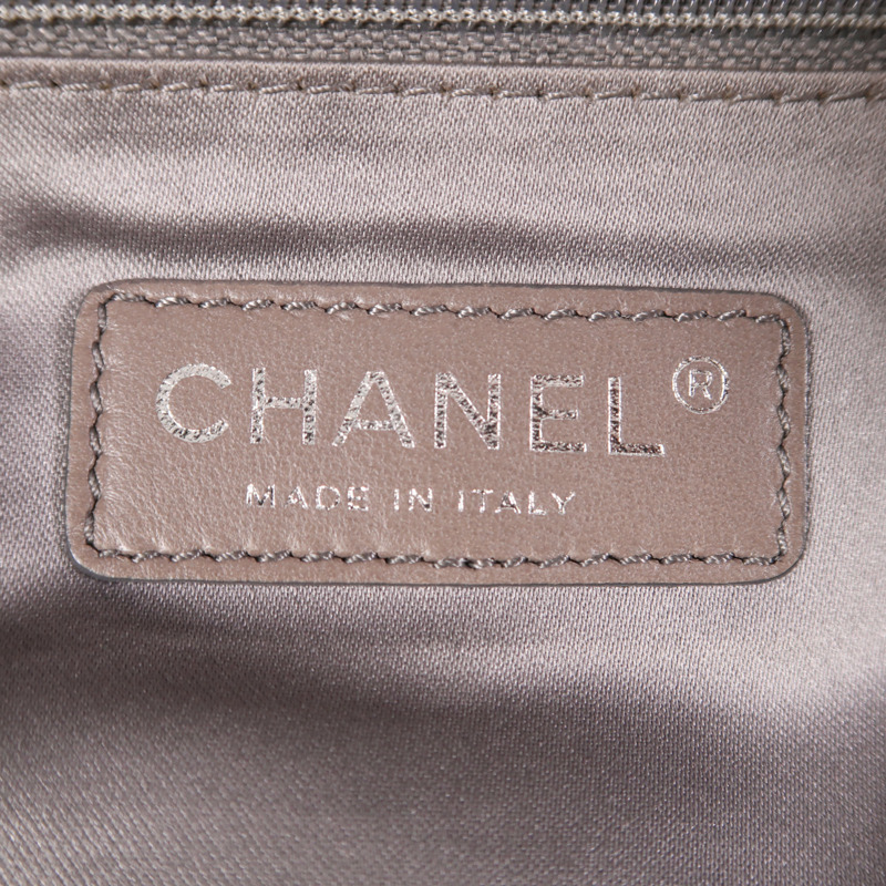 CHANEL 牛皮皮革Shoulder Bag銀扣鏈帶肩背袋-5