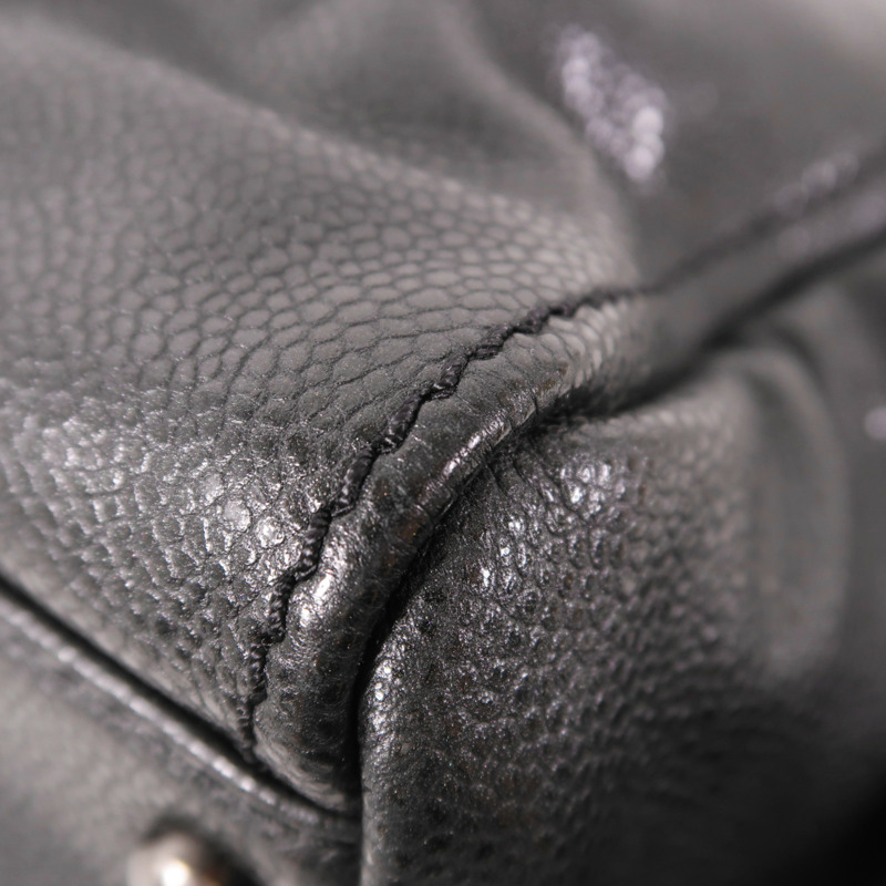 CHANEL 牛皮皮革Shoulder Bag銀扣鏈帶肩背袋-12