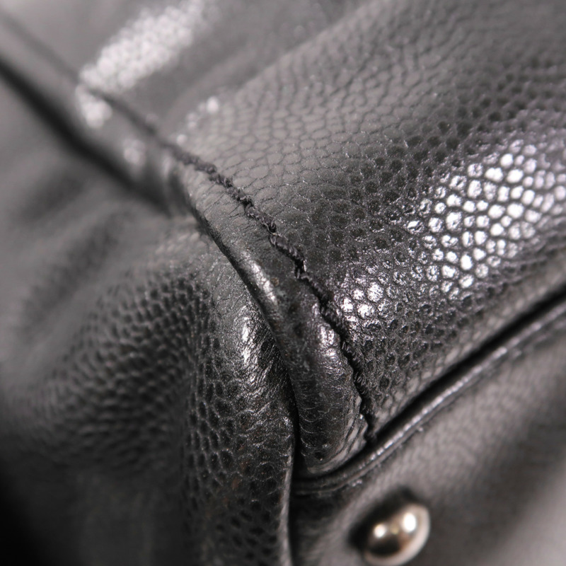 CHANEL 牛皮皮革Shoulder Bag銀扣鏈帶肩背袋-13