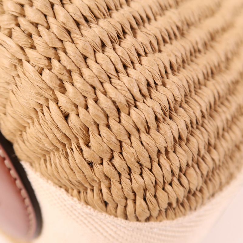 Chloe Raffia Woody Bucket Bag金扣手挽肩背兩用袋-9