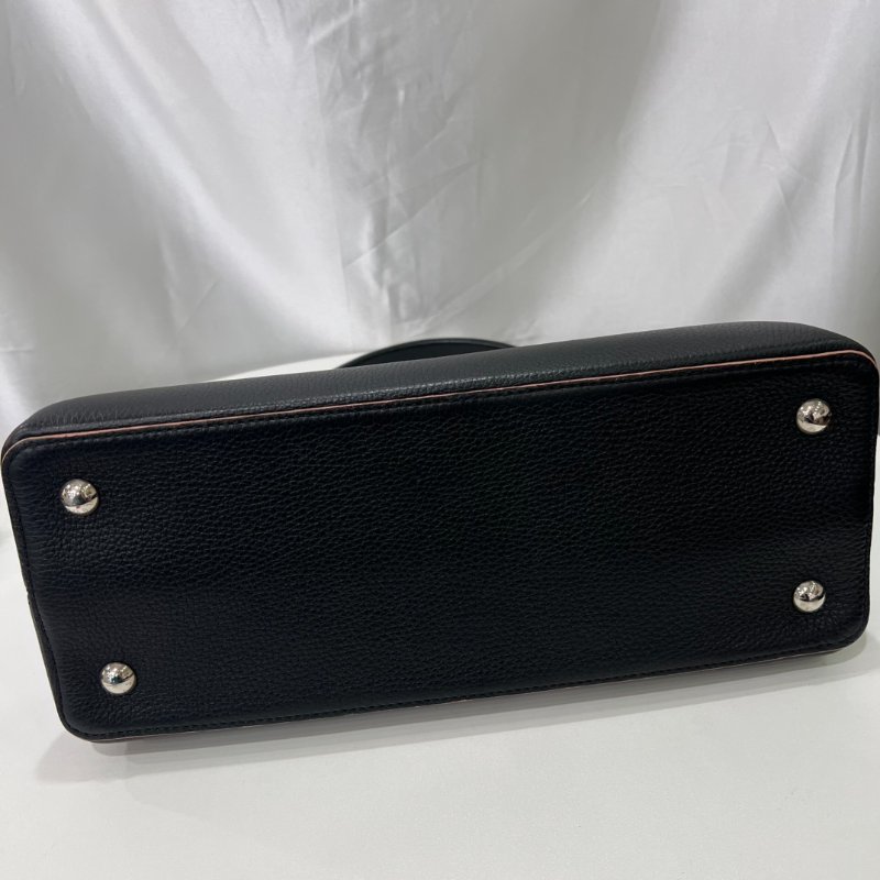 LV M24607 黑拚粉Capucines 大號-2