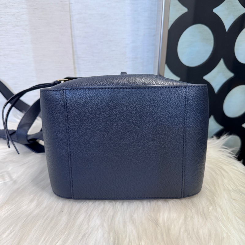 Loewe Small-Hammock 深藍牛皮小號吊床包 近全新-4