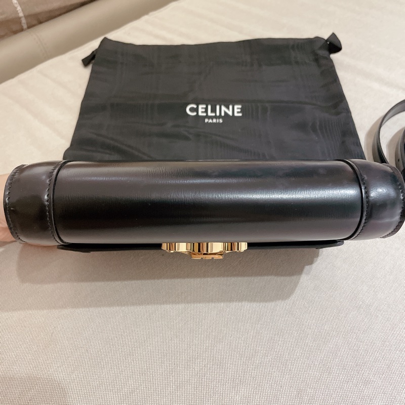 CELINE TRIOMPHE BAG IN SHINY CALFSKIN-7