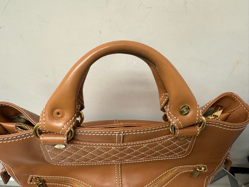 Celine Boogie駝色手袋-1