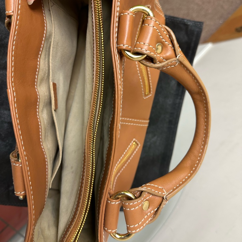 Celine Boogie駝色手袋-7