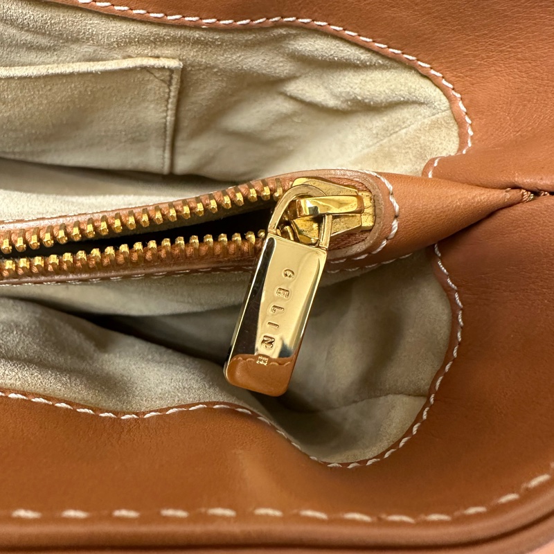 Celine Boogie駝色手袋-11