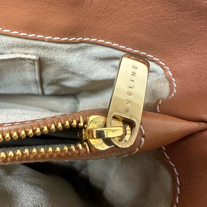 Celine Boogie駝色手袋-12