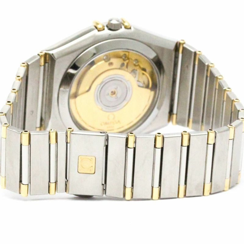 歐米茄星座系列自動機械藍寶石錶背腕錶 368.1075 拋光-4