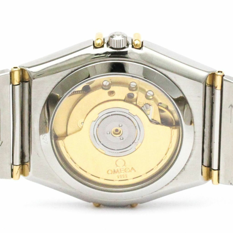 歐米茄星座系列自動機械藍寶石錶背腕錶 368.1075 拋光-5