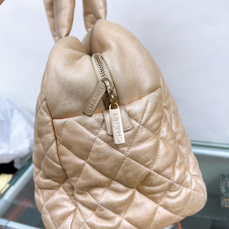 Chanel coco cocoon 淺金手柄手提包/托特包-7