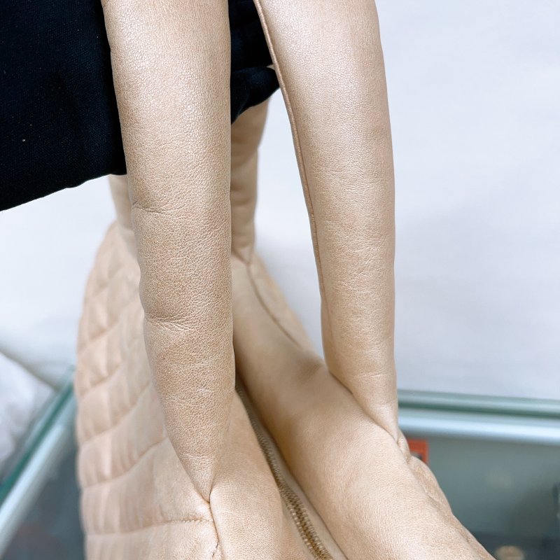 Chanel coco cocoon 淺金手柄手提包/托特包-12